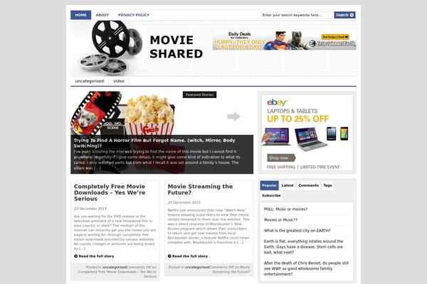 Gazette theme site design template sample