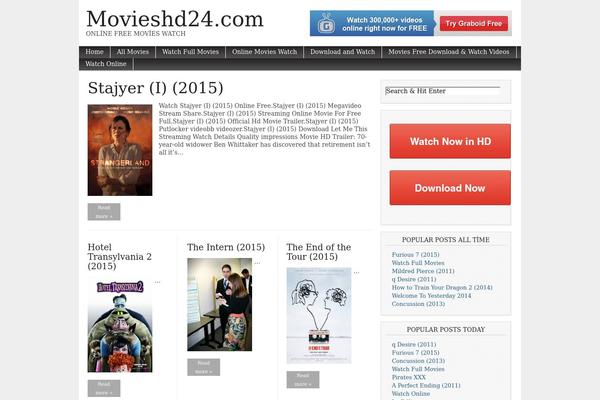 Magazine Basic theme site design template sample