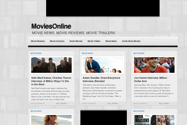 Spotlight theme site design template sample
