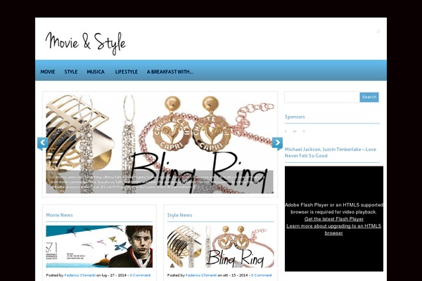 Canyon theme site design template sample