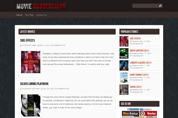 moviesuggestions.net site used Tiberion