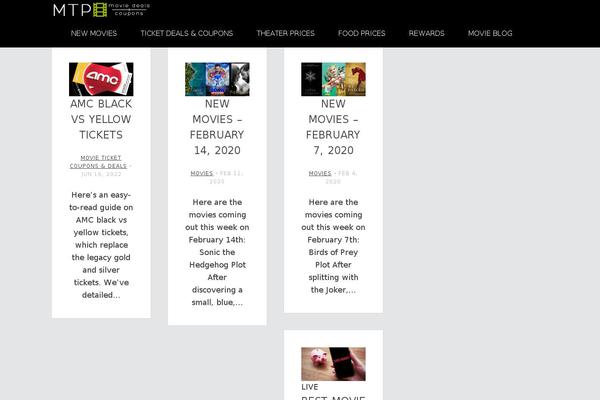 movietheaterprices.com site used Sundak