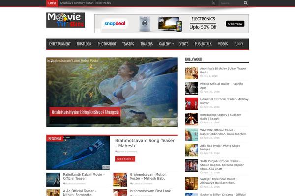 Jarida theme site design template sample