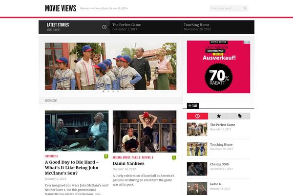 Newsroom v1.3 theme site design template sample