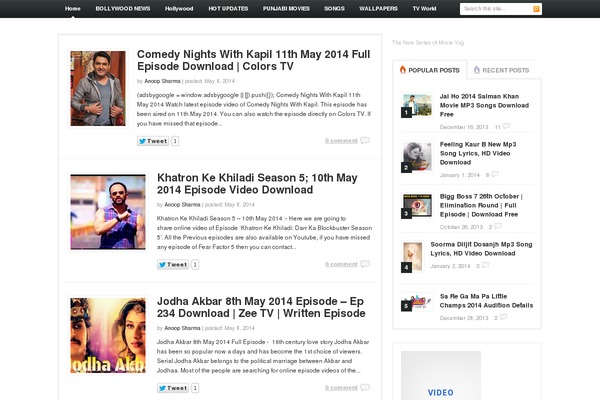 Smartblog theme site design template sample