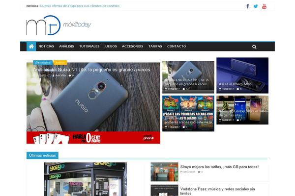 moviltoday.com site used Blogdu