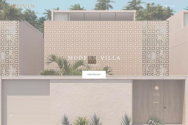 Maison theme site design template sample
