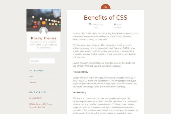 Fictive theme site design template sample