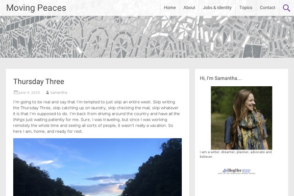 Radiate theme site design template sample