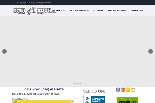 Modernize v3 theme site design template sample