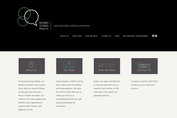 movingstoriesmedia.com site used Feather