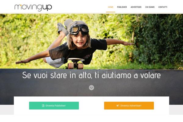 Onepage theme site design template sample