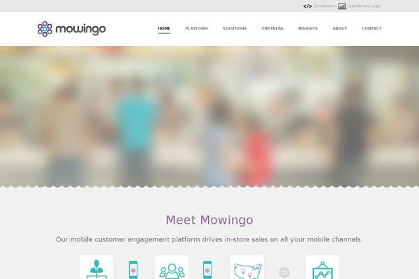 Shadow theme site design template sample