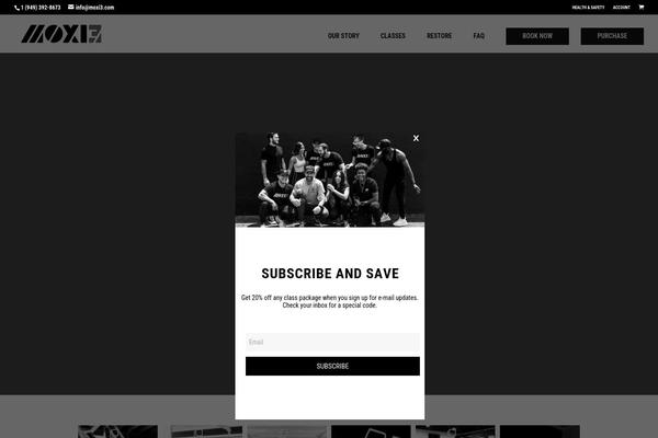 Divi theme site design template sample