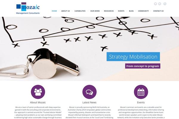Rocco theme site design template sample