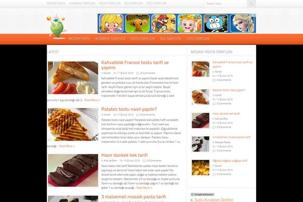 Foodpress theme site design template sample