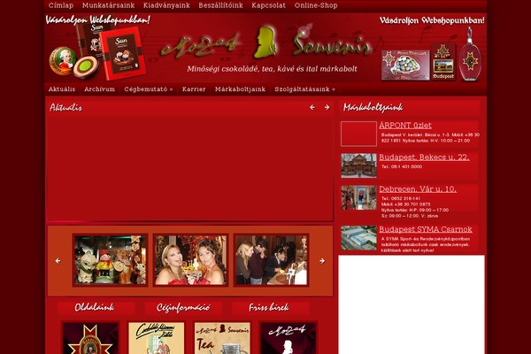 mozart-souvenir.hu site used Gamezine