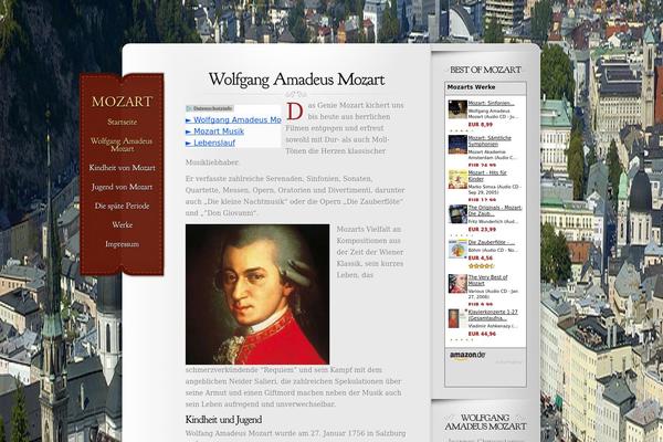 Memoir theme site design template sample