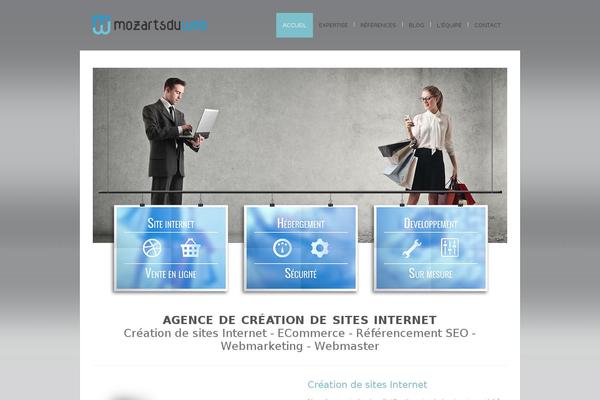 Twenty Eleven theme site design template sample