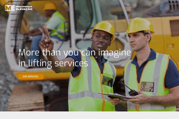 Impreza Child theme site design template sample