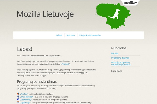Onemozilla theme site design template sample