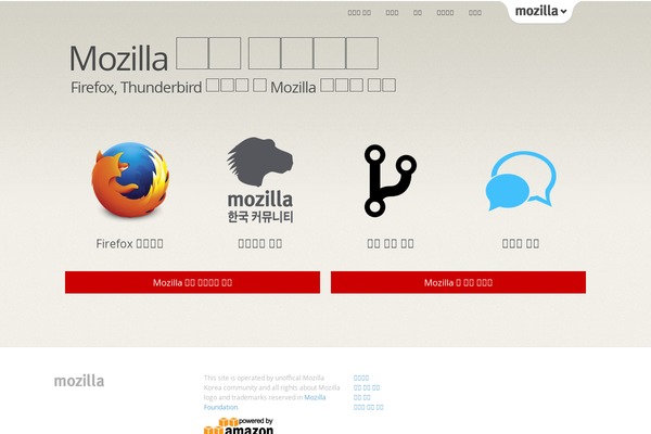 OneMozilla theme websites examples