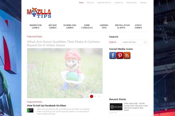 Trendy theme site design template sample