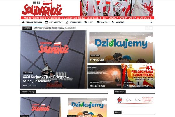 Site using Td-newsletter plugin