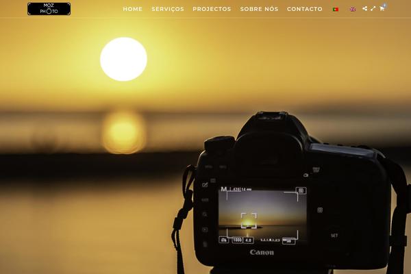 Photography theme site design template sample