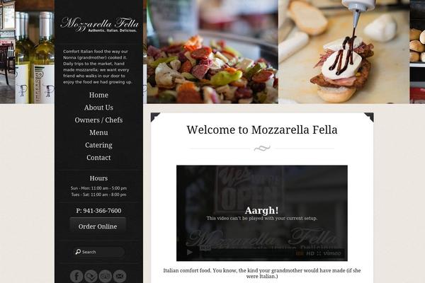Eatery theme site design template sample
