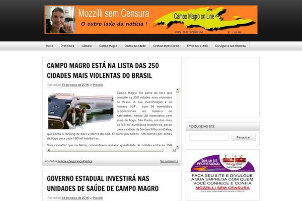 zeeNews theme site design template sample