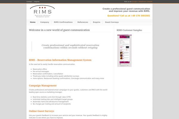 Modernize theme site design template sample