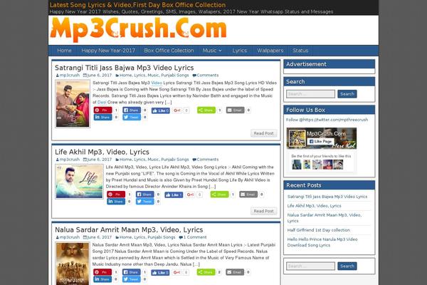 Site using Floating Adsense Bar plugin