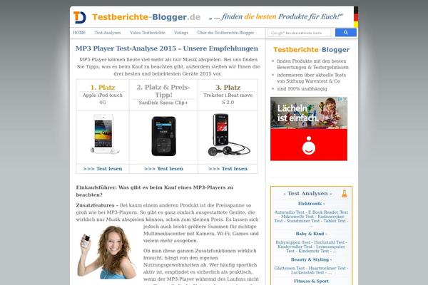 Speaky theme site design template sample