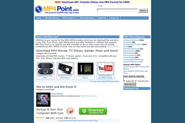 mp4point.com site used Water-10