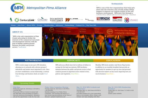 Mpa theme site design template sample