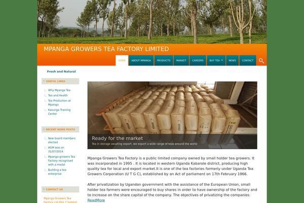 mpangatea.com site used NuvioElement Orange