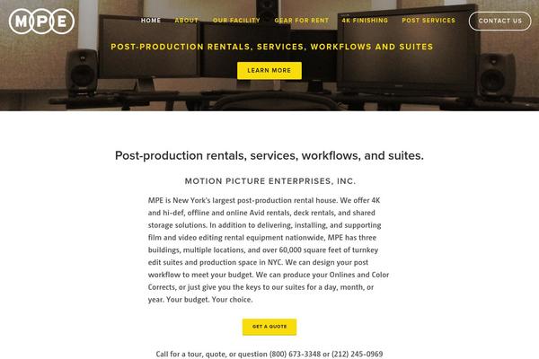 Bizco theme site design template sample
