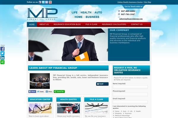 Site using WordPress Content Slide plugin