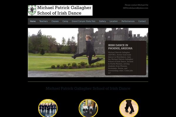 BlackBird theme site design template sample