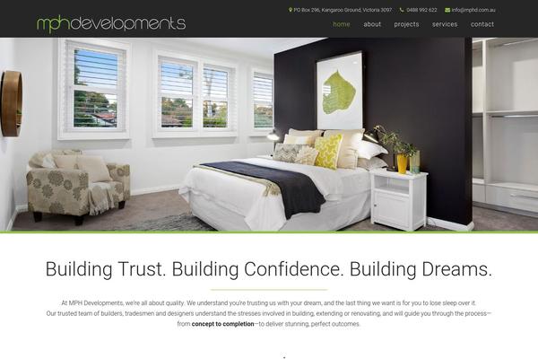 Bridge Child theme site design template sample