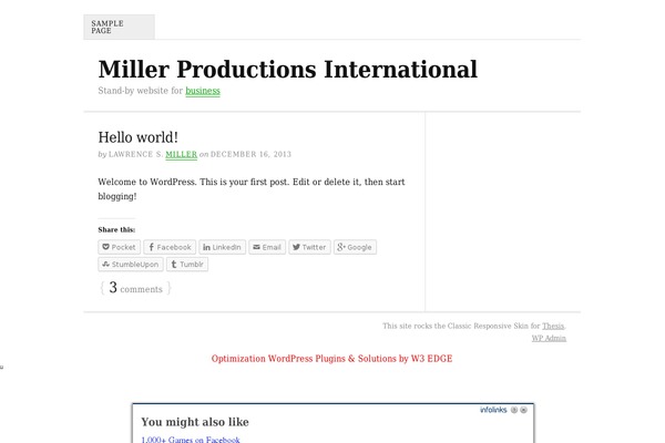 Site using Addthis-follow plugin