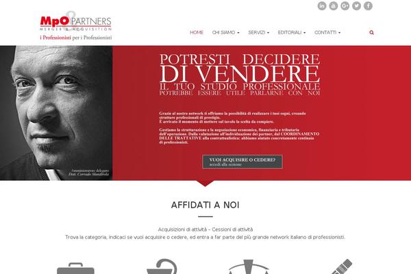 MPO WordPress theme, websites list used MPO theme MPO theme websites examples