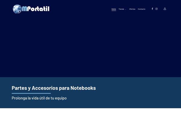 Salient theme site design template sample