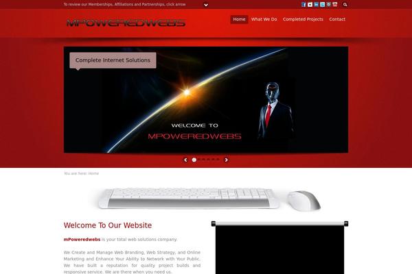 Flare theme site design template sample