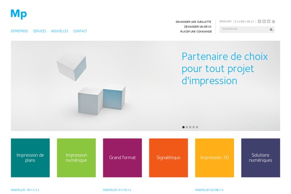 MP theme site design template sample