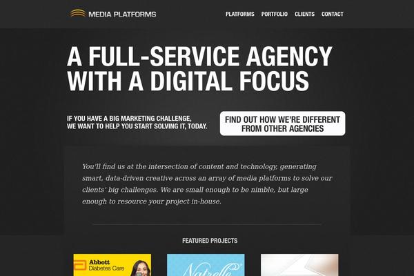 Clique theme site design template sample