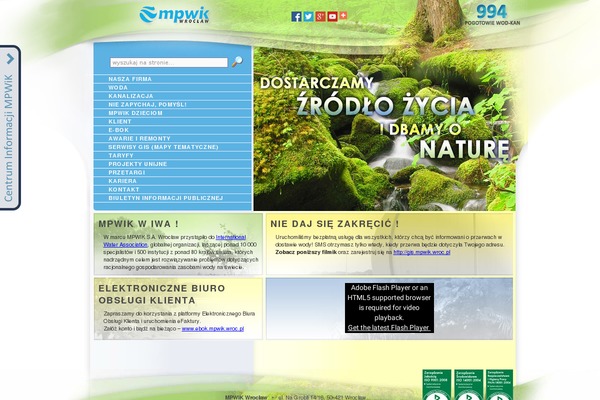mpwik.wroclaw.pl site used Mpwik