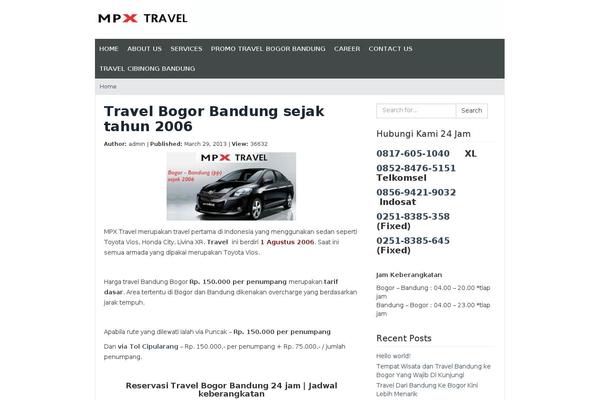 mpxtravel.com site used Kertaskosong