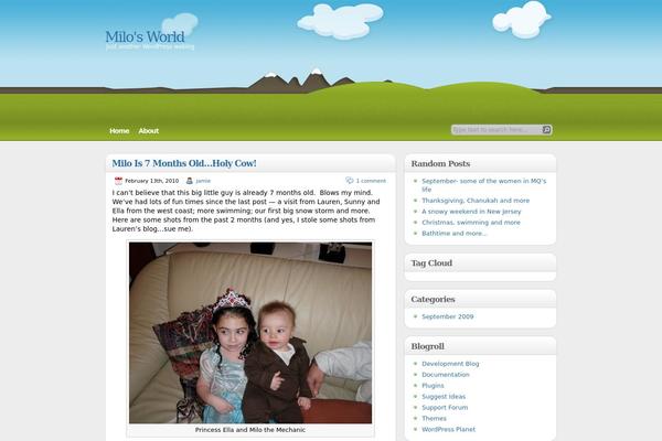 illustrative theme site design template sample